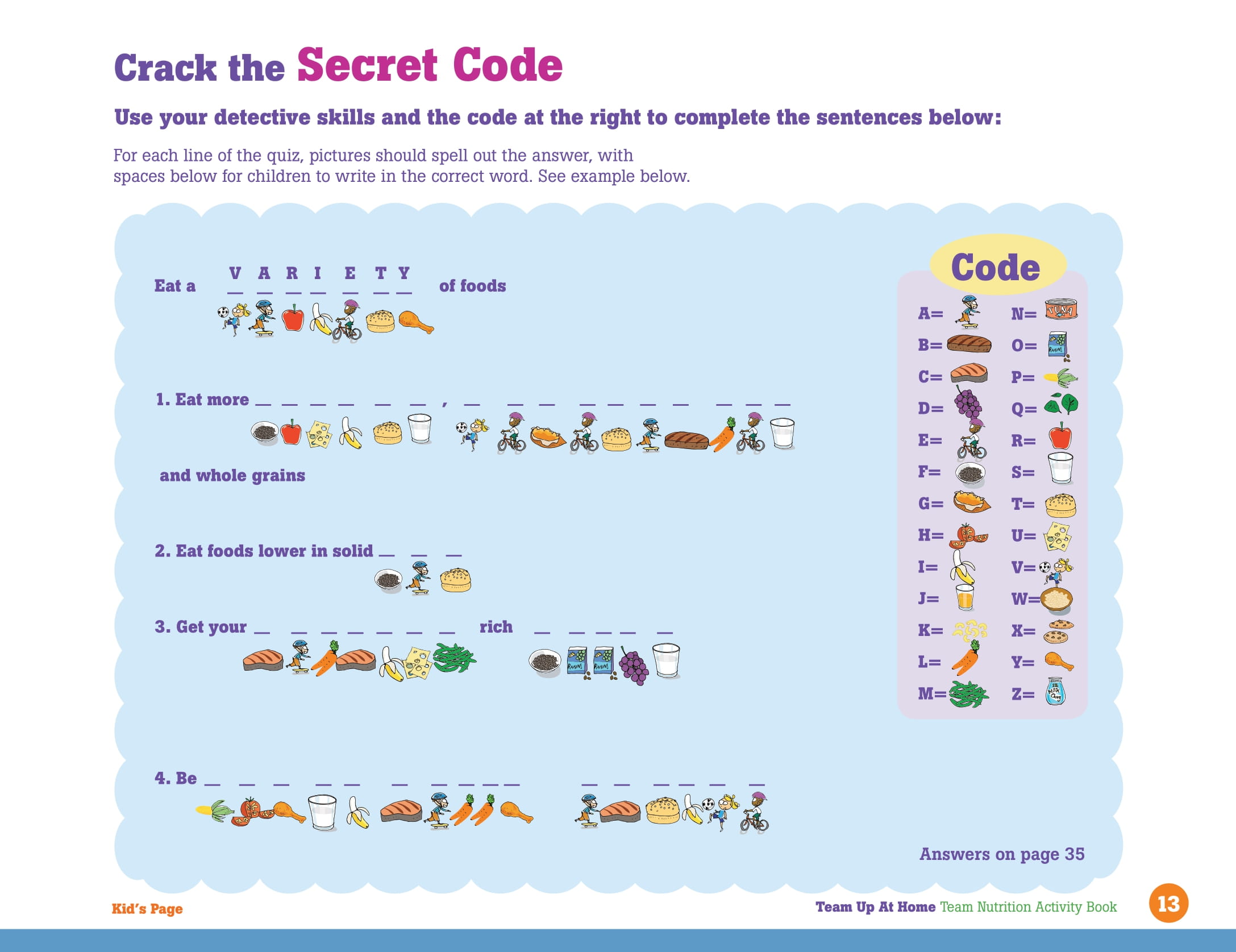 Crack the secret code puzzle free printable puzzle games