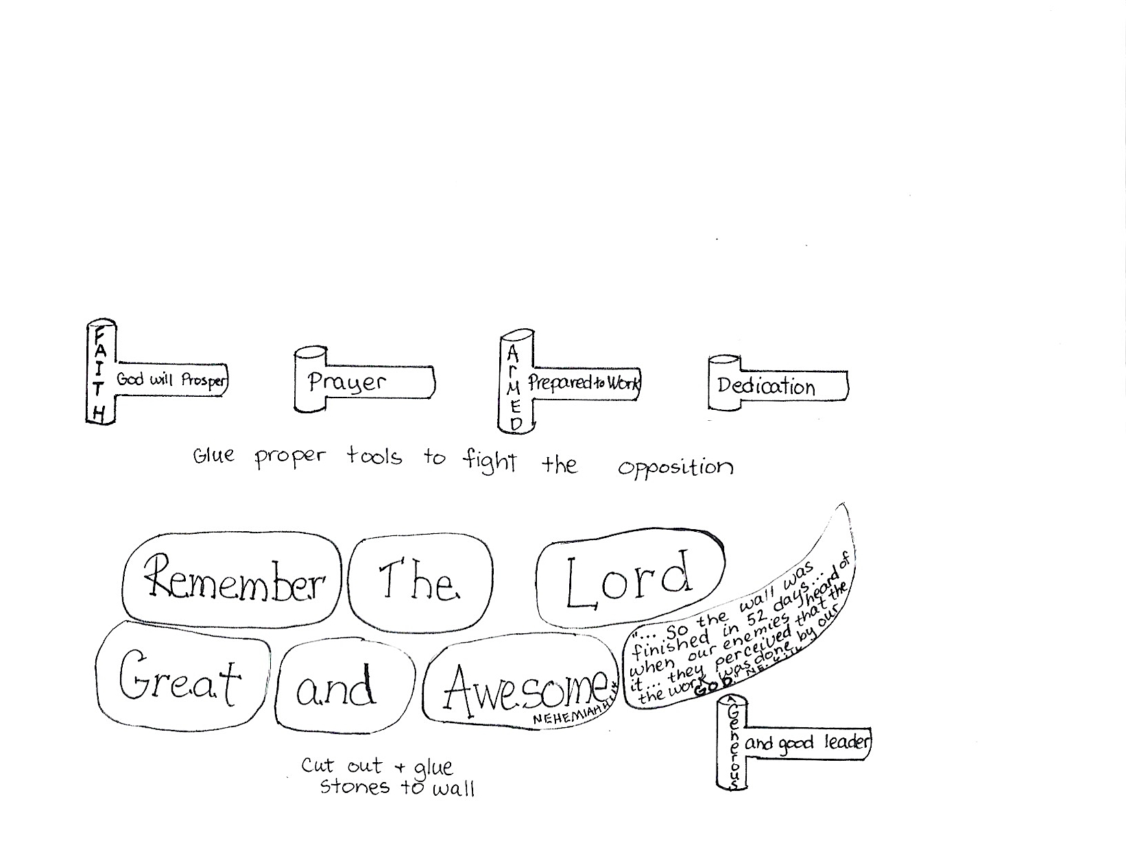 Nehemiah aunties bible lessons