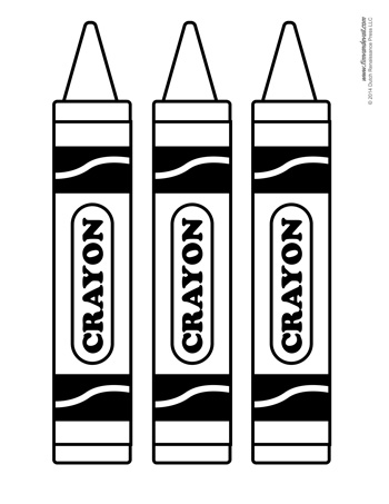 Crayon templates â tims printables