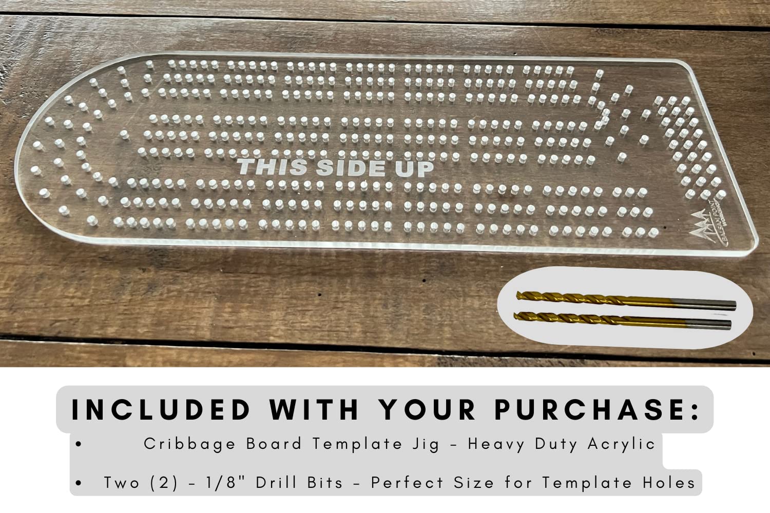 Cribbage board template