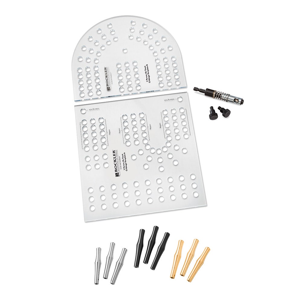 Xl cribbage board templates with deluxe pegs