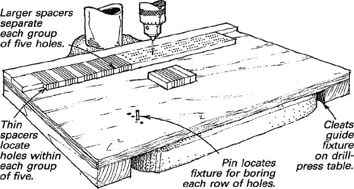 Drilling cribbage