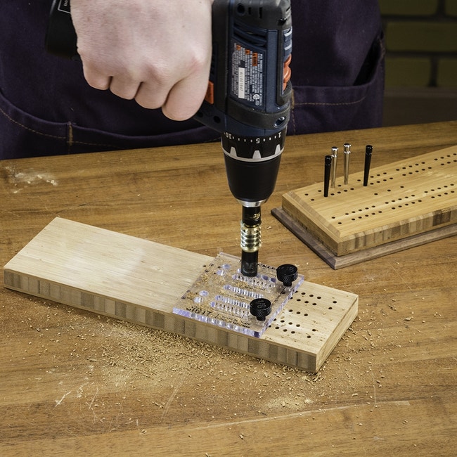 Small cribbage board templates