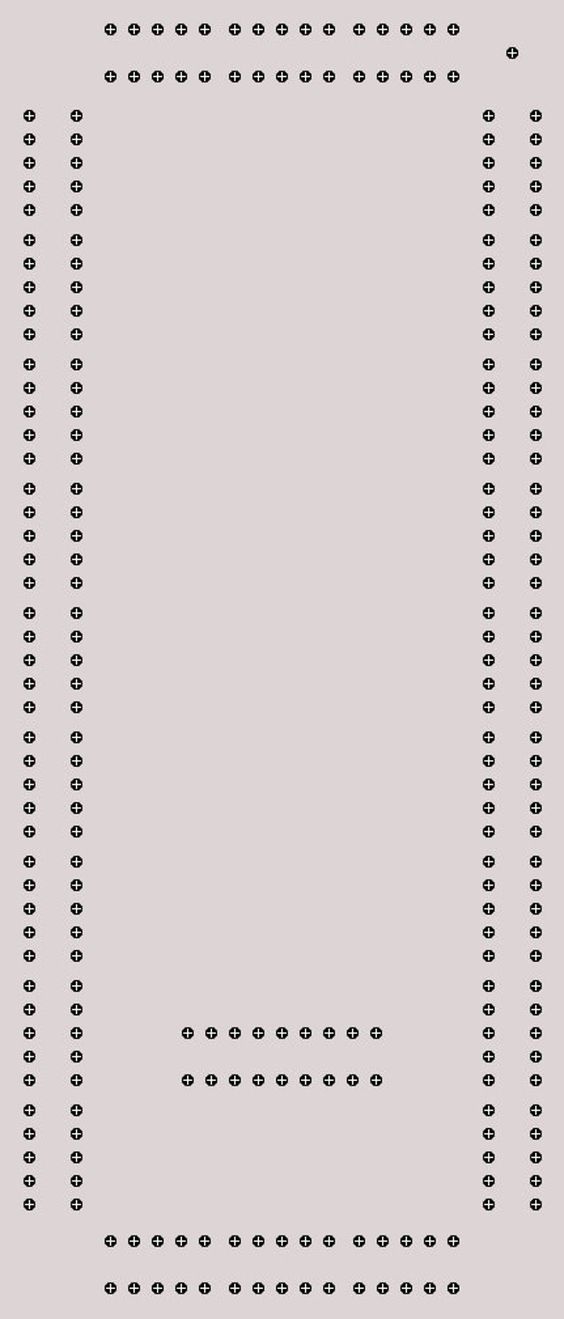Set of cribbage board templates printable download only