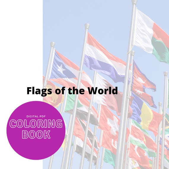 Printable coloring pages flags of the world print and color coloring sheets pages