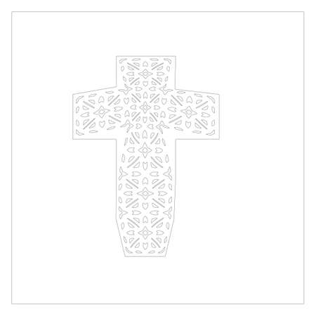 Cross coloring page stock vector illustration and royalty free cross coloring page clipart