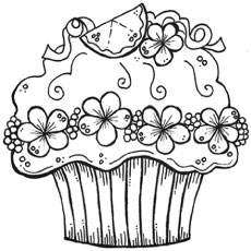 Top free printable cupcake coloring pages online