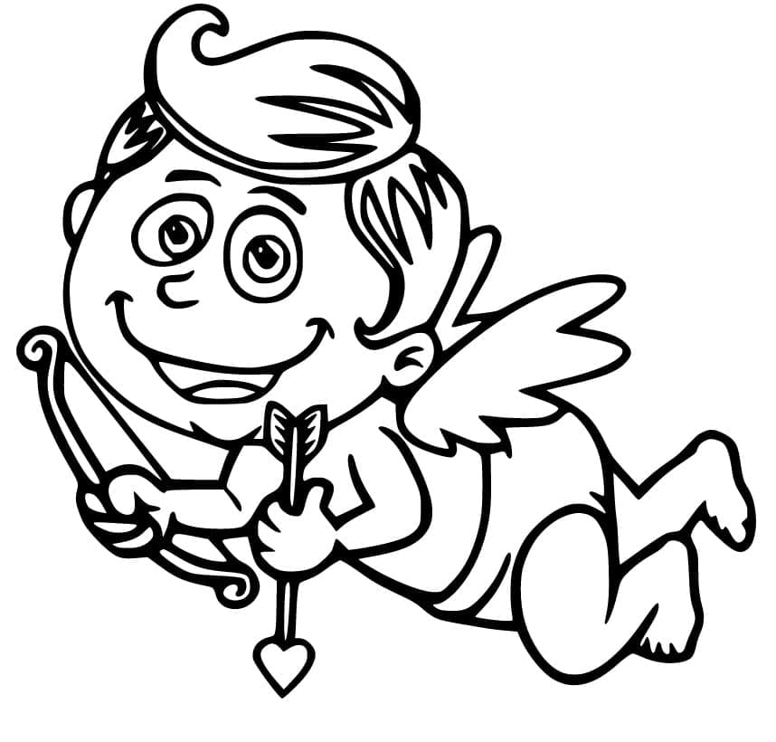 Cupid coloring pages