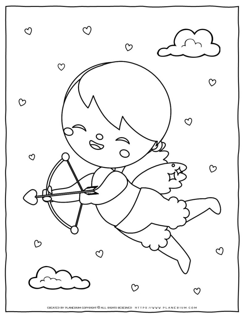 Valentines day coloring pages