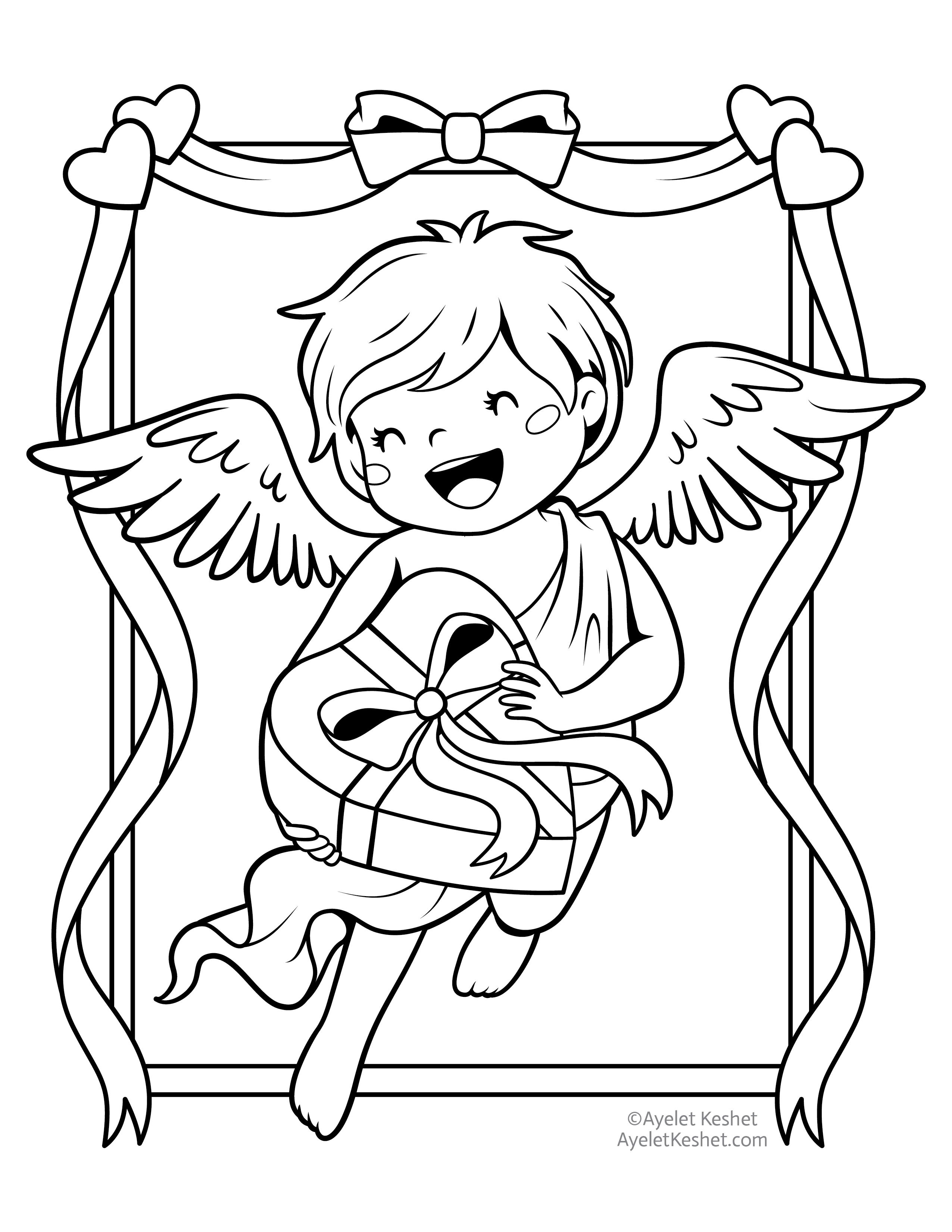 Free printable valentines day coloring pages