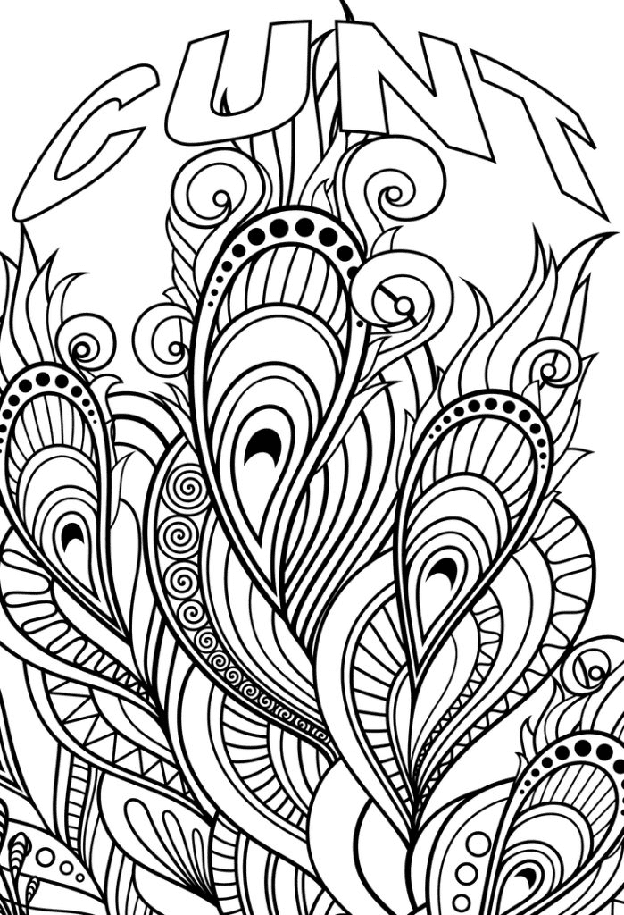 Swear word coloring pages printable for free download