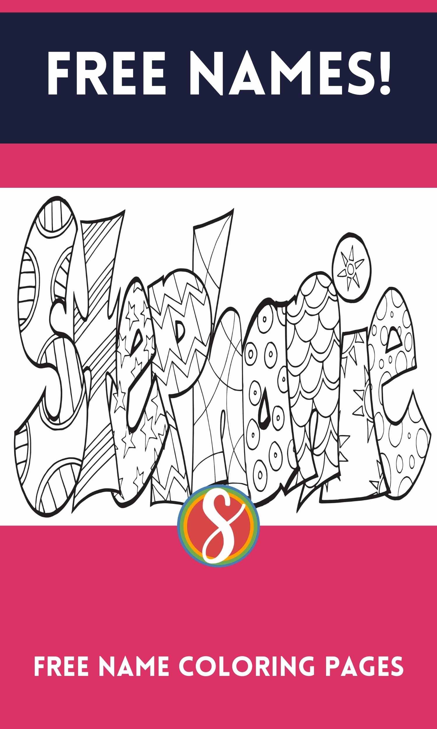Stephanie unicorn zentangle