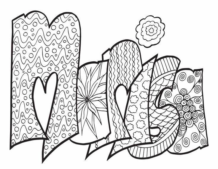 Personalized coloring page marisa