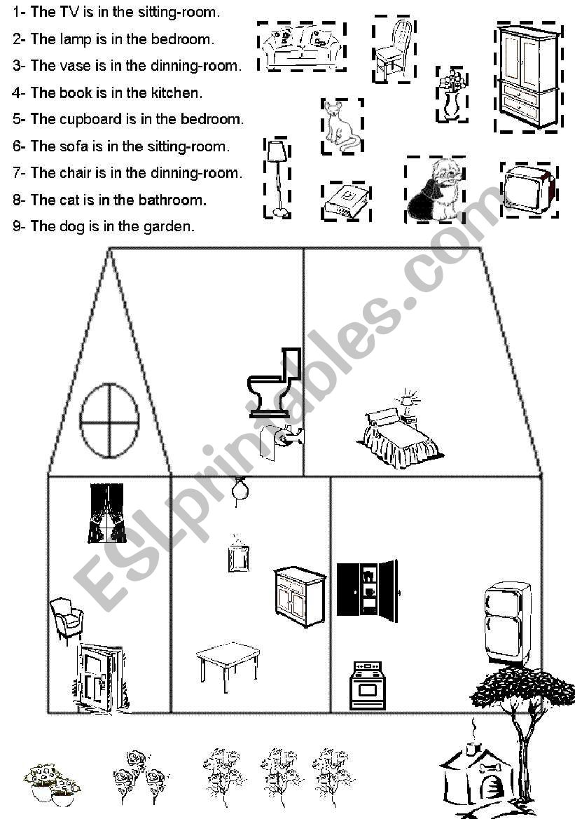 Cut and paste the house