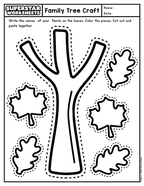 Cut and paste worksheets