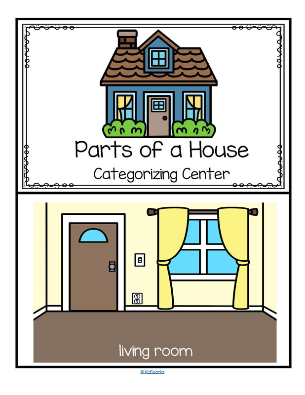 Homes theme activities and printables for preschool and kindergarten