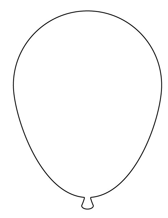 Printable large balloon template balloon template large balloons balloons