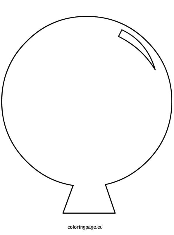 Balloon template cut out coloring page balloon template balloon crafts preschool coloring pages