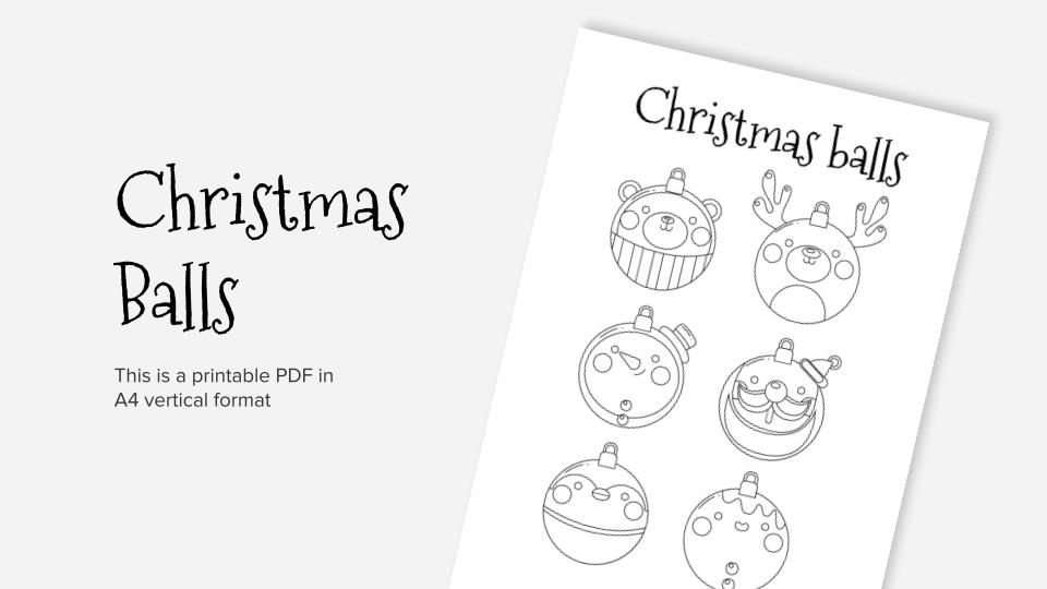 Its christmas time printable coloring worksheet