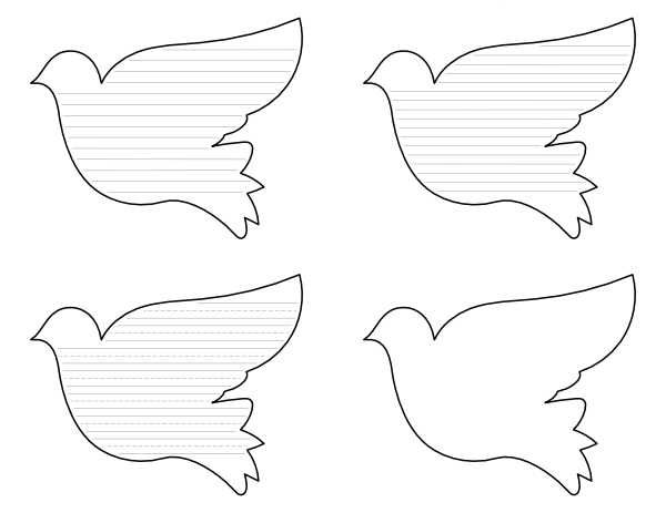 Free printable dove
