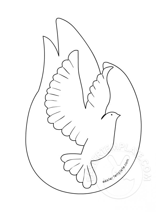 Holy spirit dove template printable