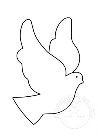 Dove in flight printable