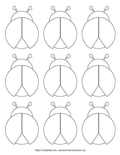Free printable ladybug templates cute for coloring crafts ladybug crafts bug coloring pages ladybug