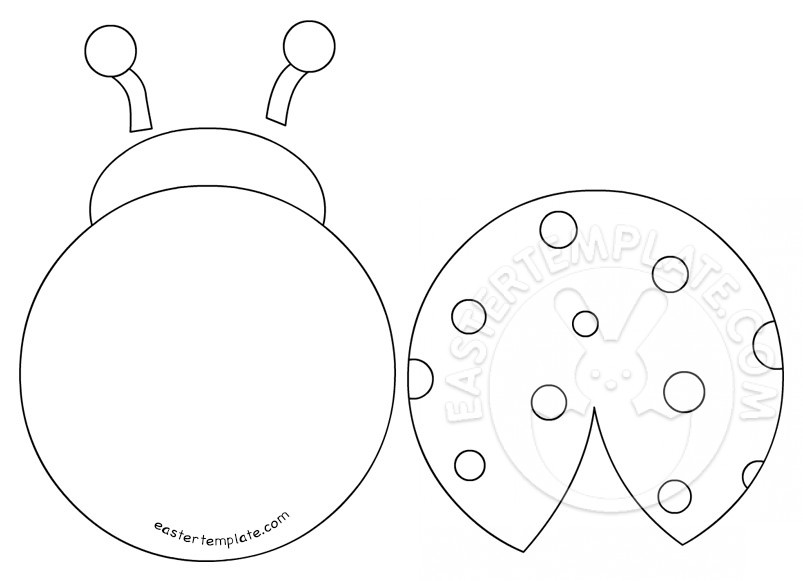 Printable ladybug template