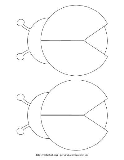 Free printable ladybug templates cute for coloring crafts