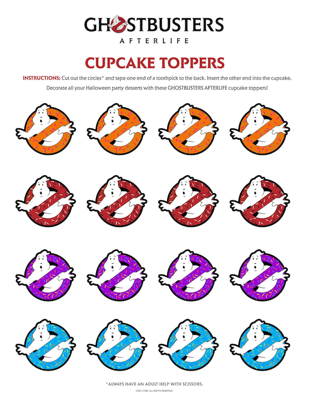 Ghostbusters afterlife printables and activities