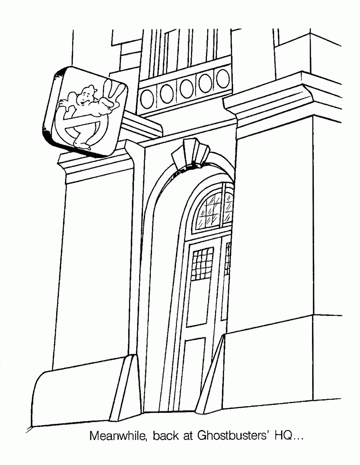 Ghostbusters coloring pages