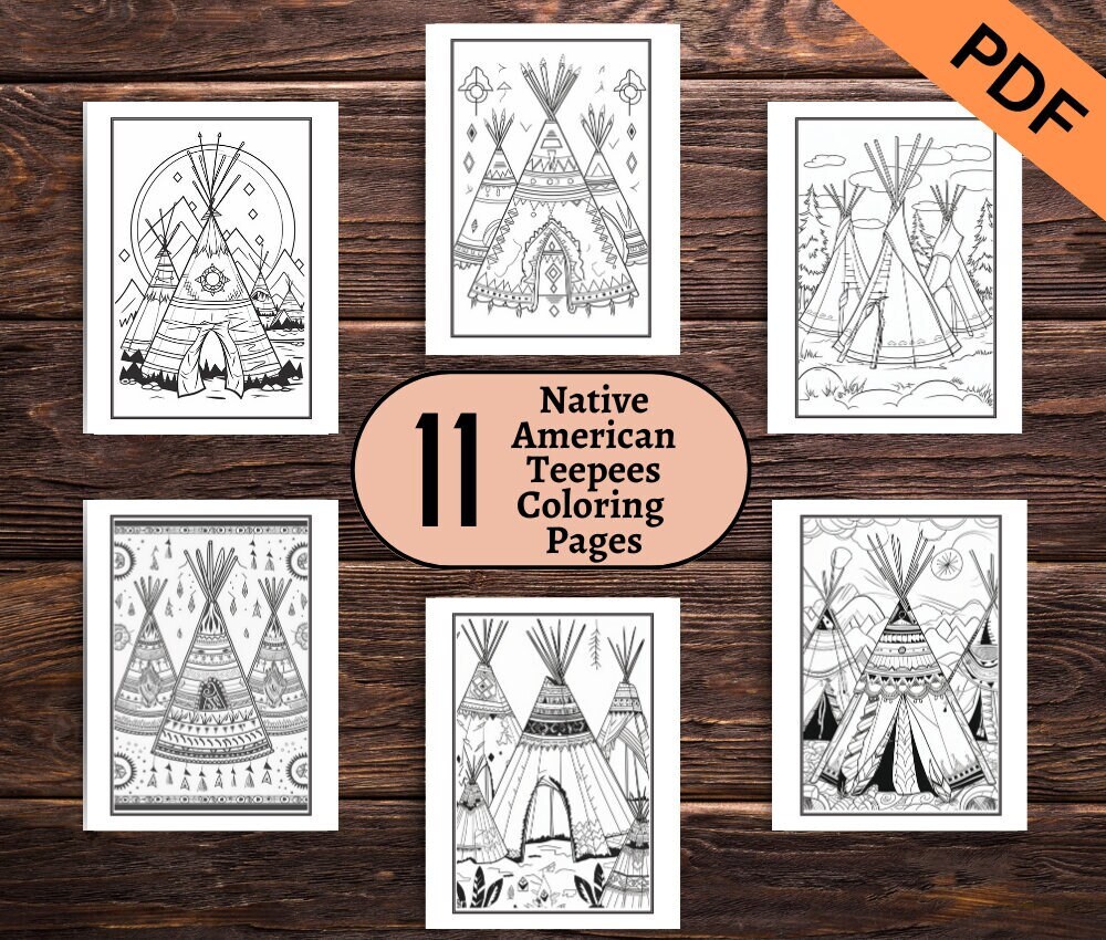 Teepee printable