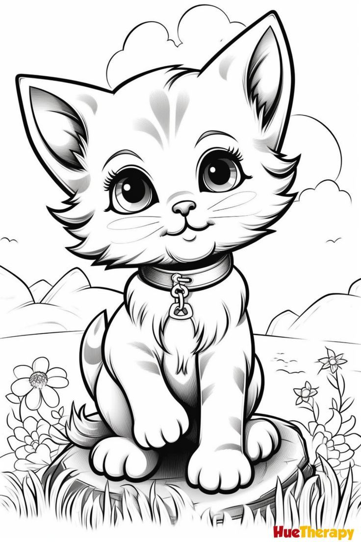 Free printable cat coloring pages for kids cat coloring page cute coloring pages coloring pages