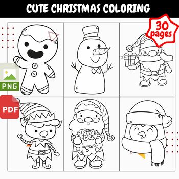 Christmas coloring sheets for kindergarten december winter themed coloring pages