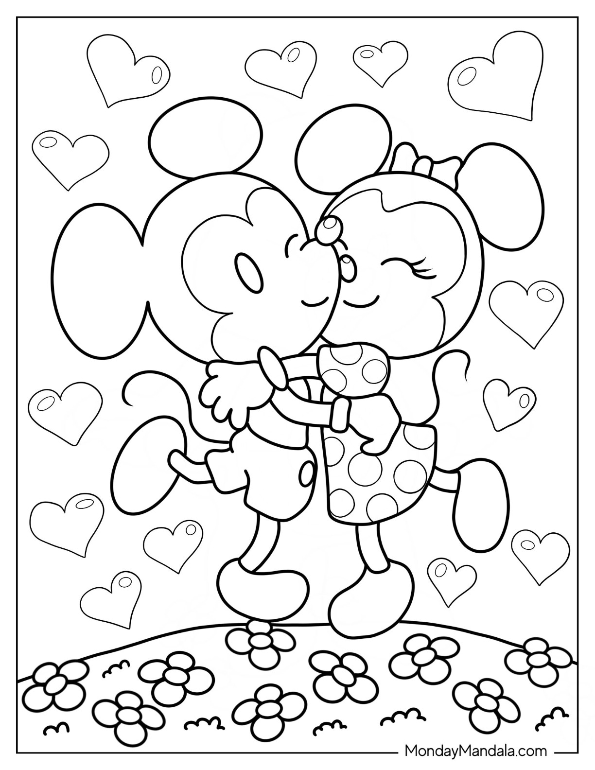 Cute disney coloring pages free pdf printables