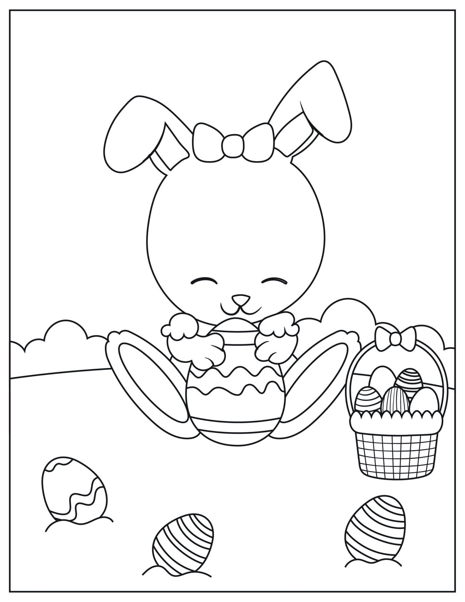Free printable easter coloring pages