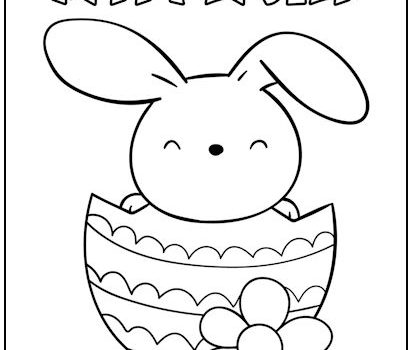 Tag easter coloring page print it free