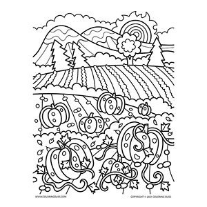 Fall and autumn coloring pages â enjoy the festive season