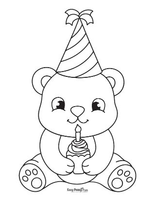 Happy birthday coloring pages â printable coloring pages