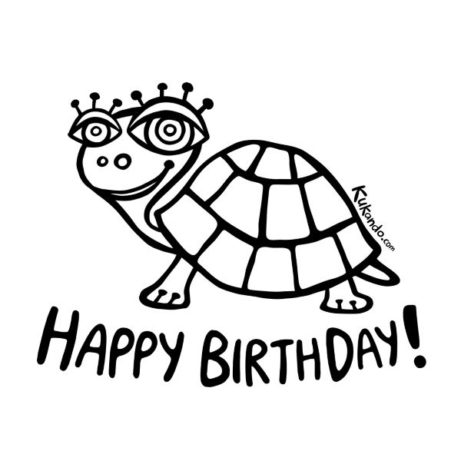 Happy birthday coloring pages art craft