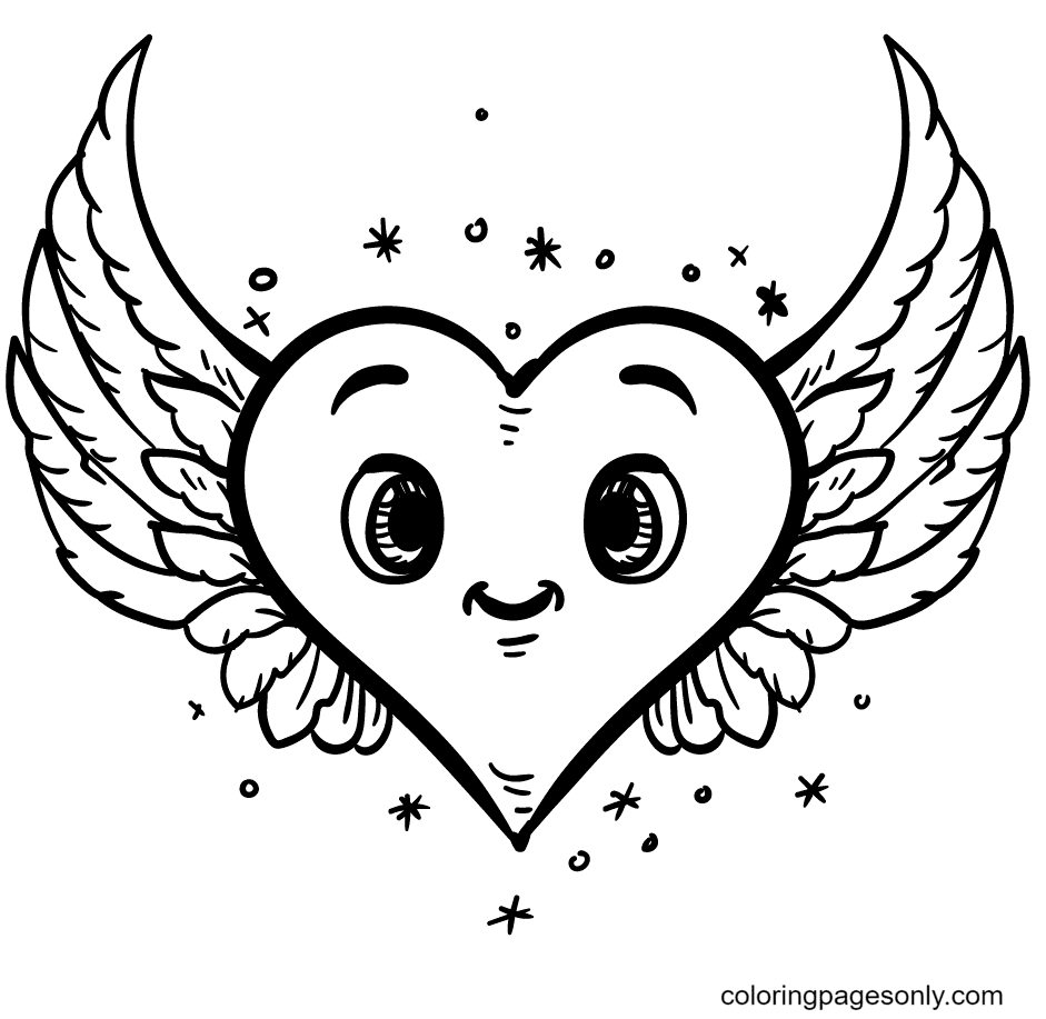 Heart coloring pages printable for free download