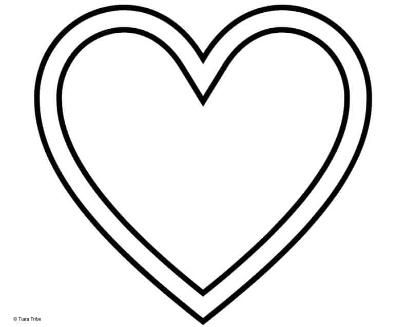 Â best free heart coloring pages heart activity book