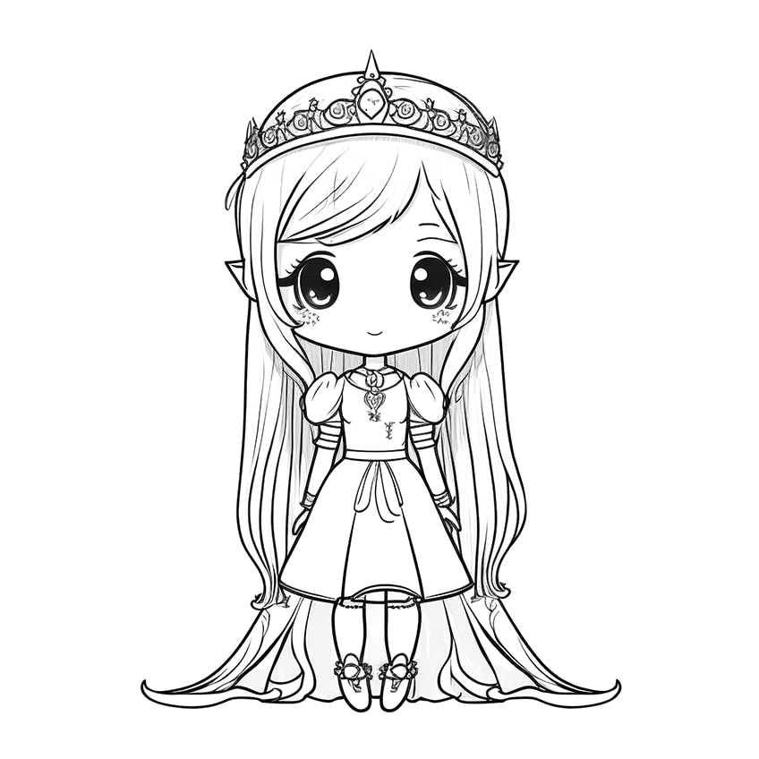 Princess coloring pages