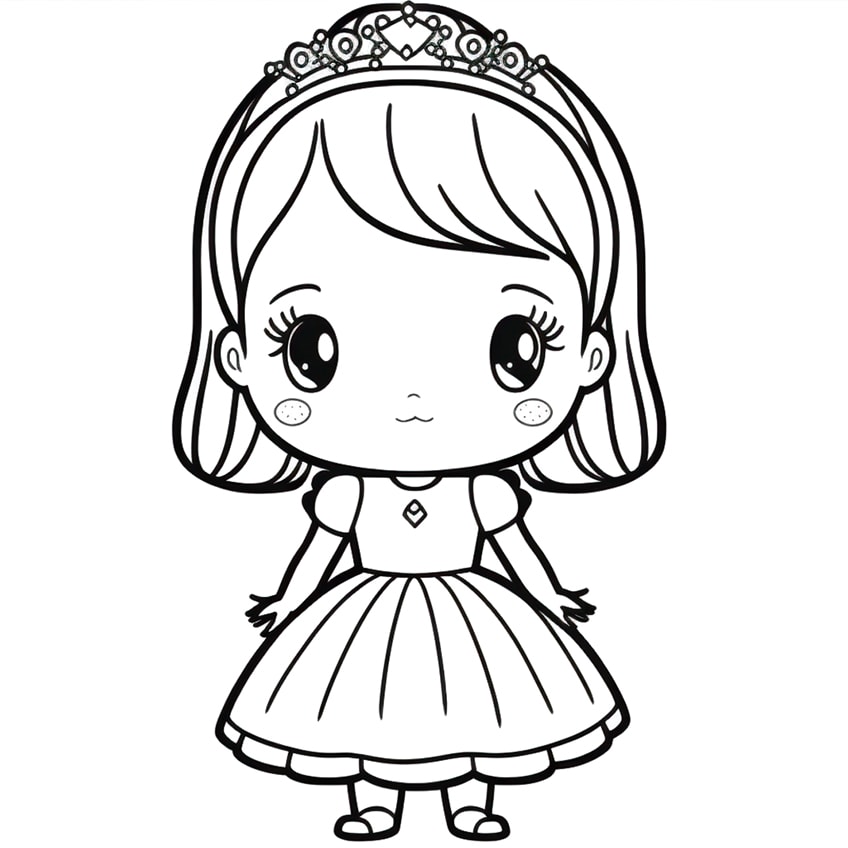 Princess coloring pages