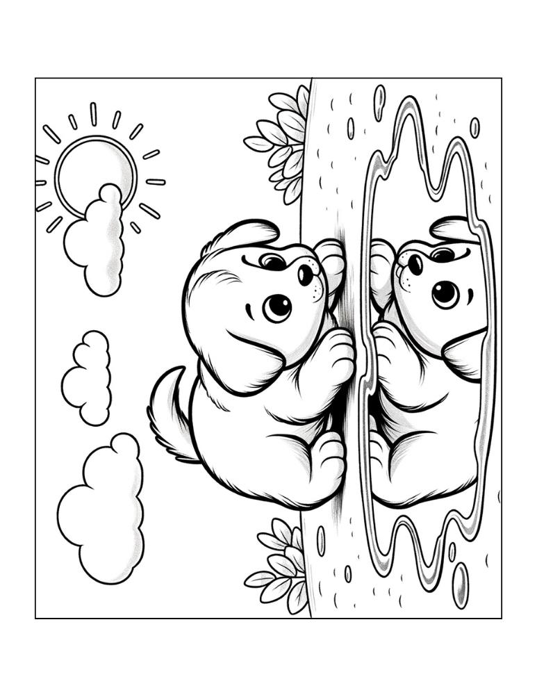 Free puppy coloring pages for kids