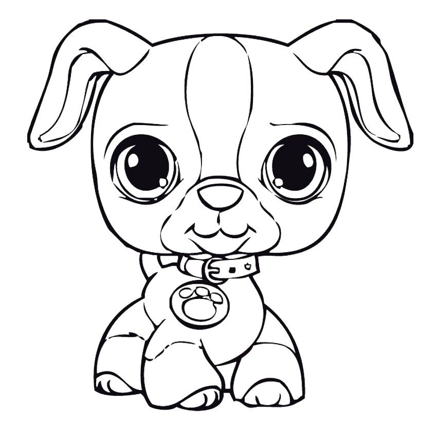 Puppy coloring pages