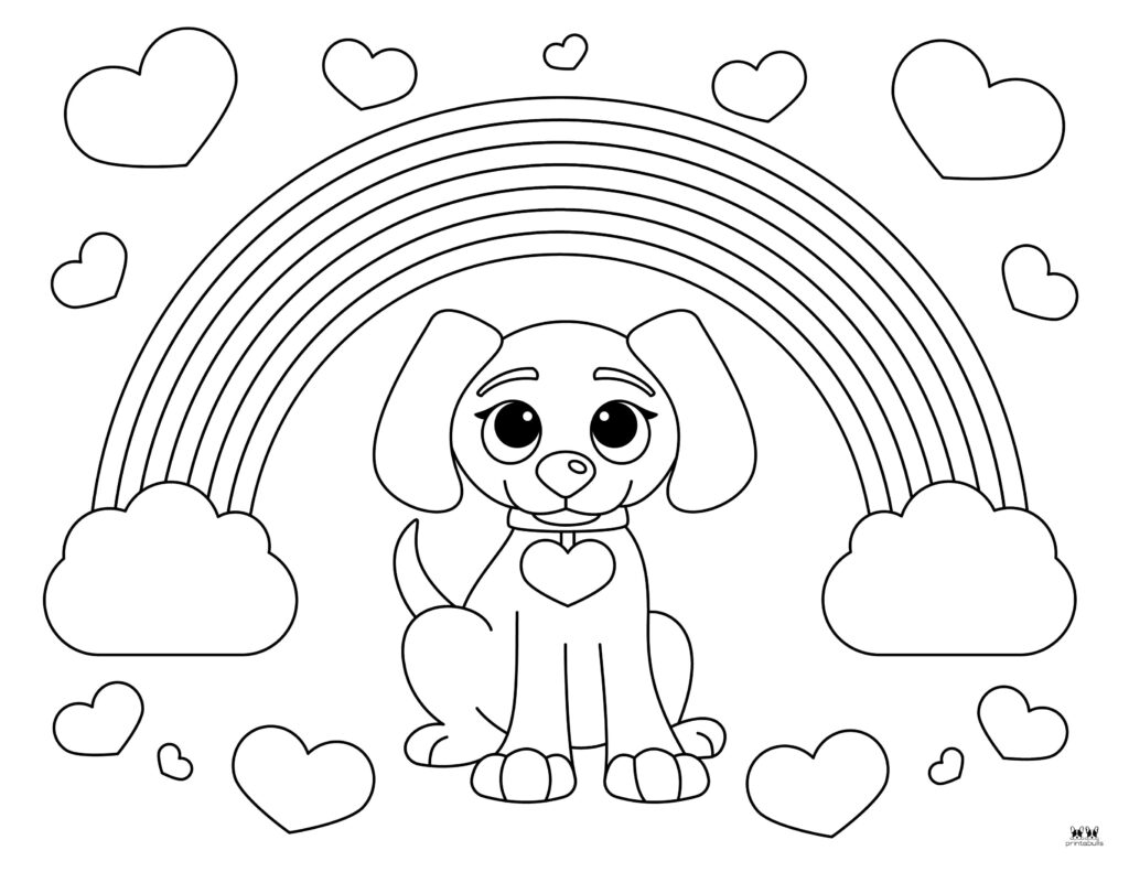 Puppy coloring pages