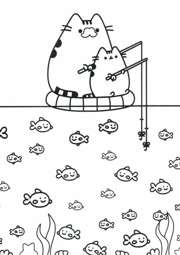 Free easy to print pusheen coloring pages pusheen coloring pages cute coloring pages sports coloring pages