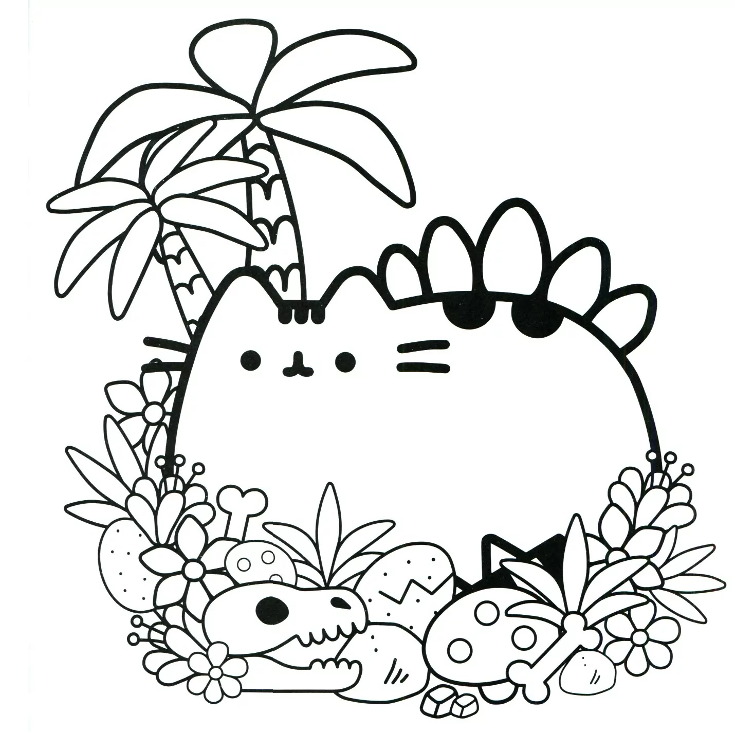 Pusheen malvorlagen