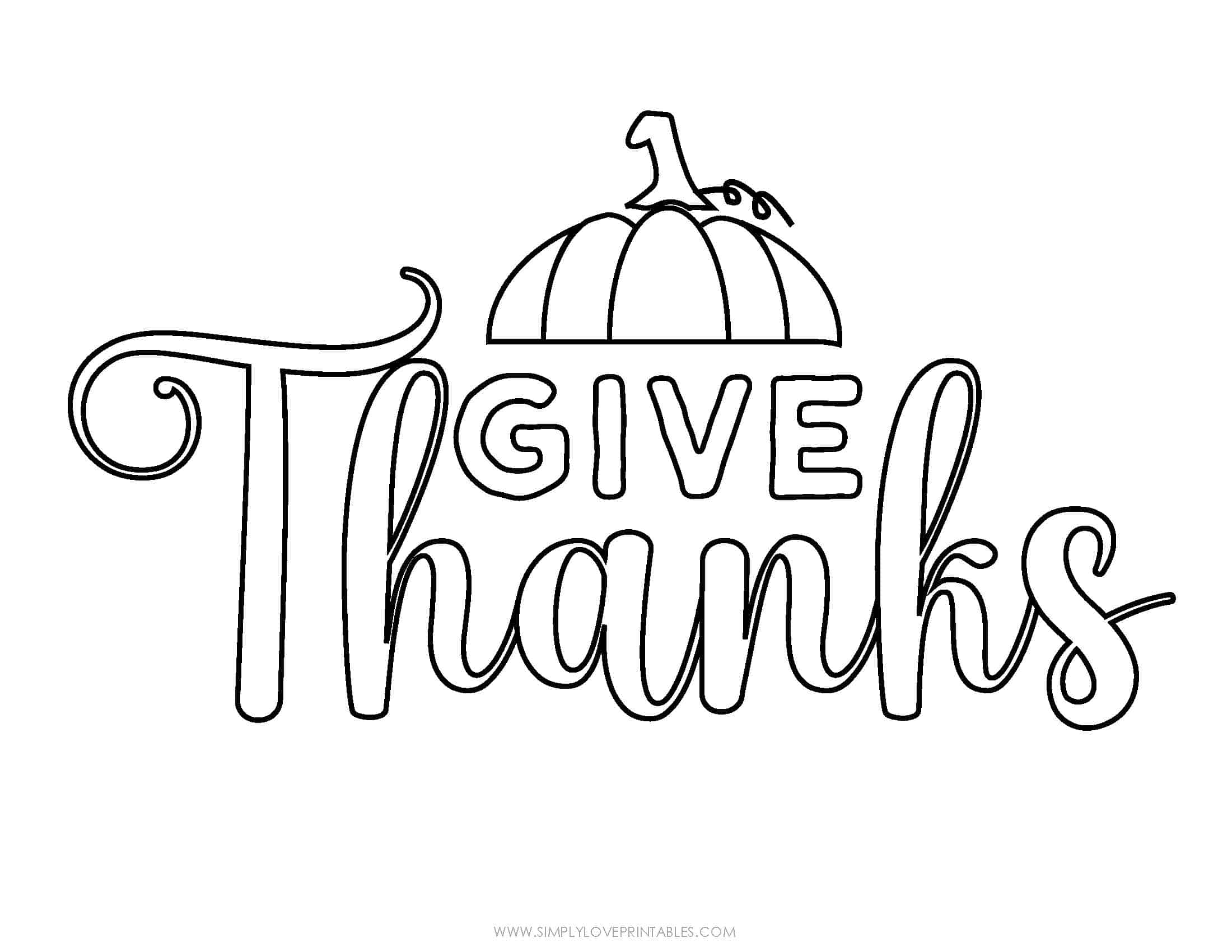 Thanksgiving coloring pages